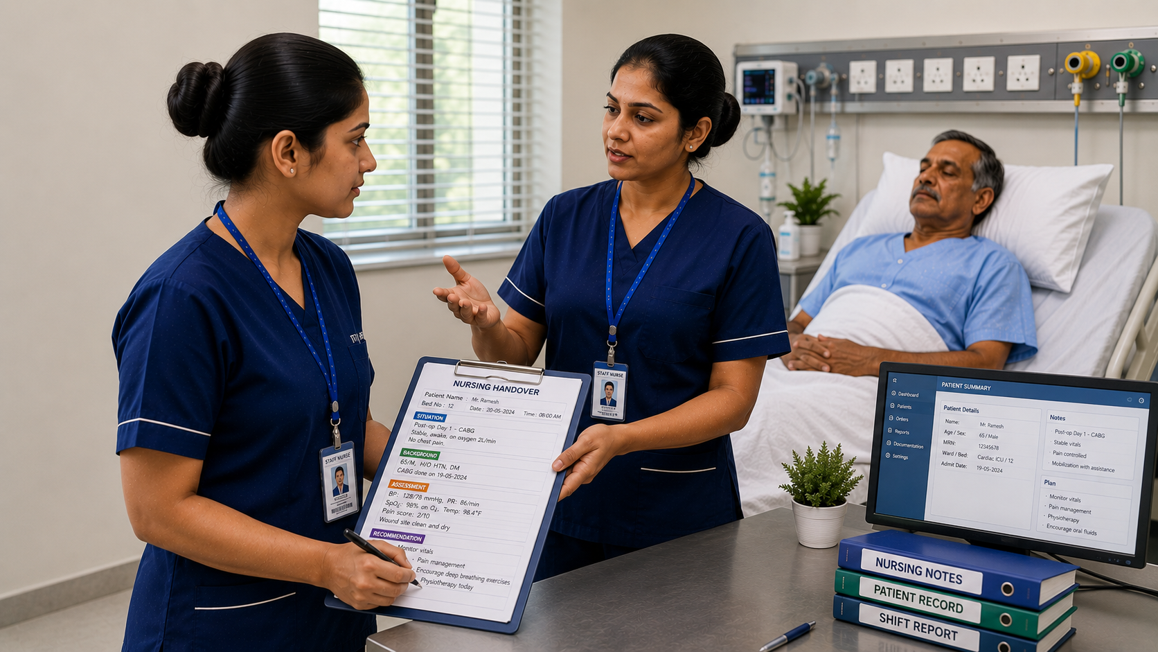 Nursing Documentation & Handover (SBAR)