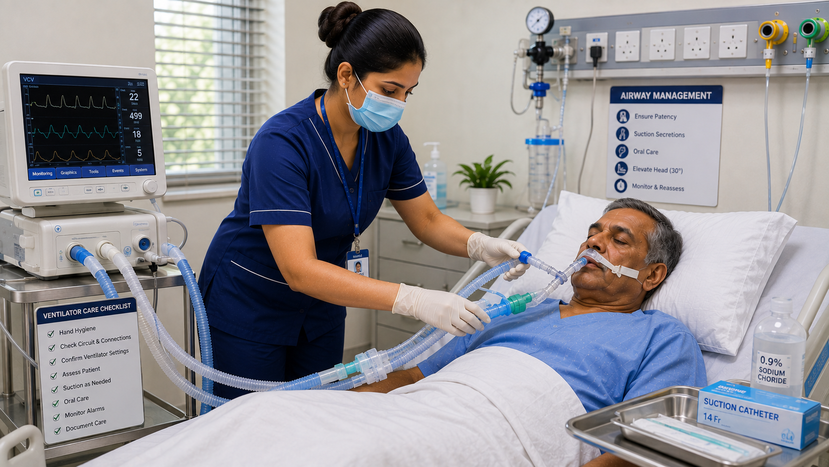 Ventilator Care & Airway Management